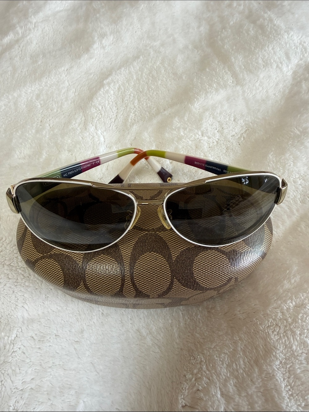 Coach Kristina Aviator Sunglasses 2011